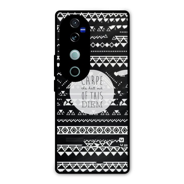 Hell Diem Metal Back Case for Vivo V40 Pro