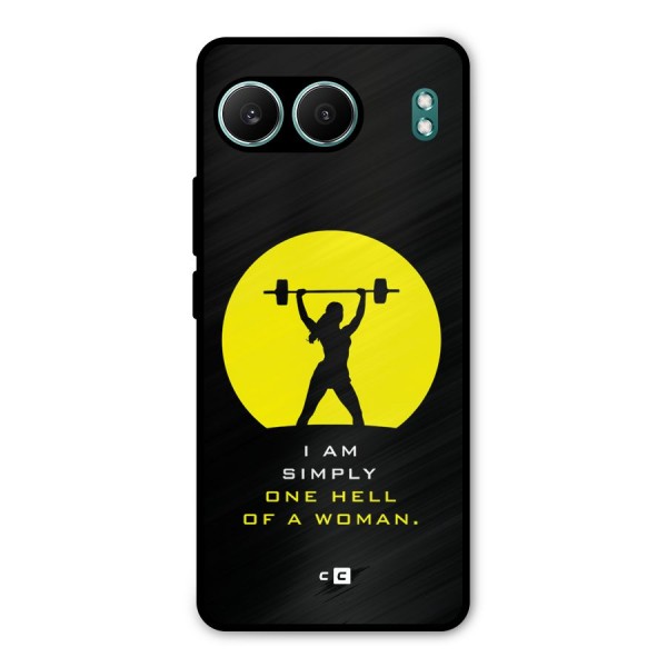 Hell Women Metal Back Case for OnePlus Nord 4
