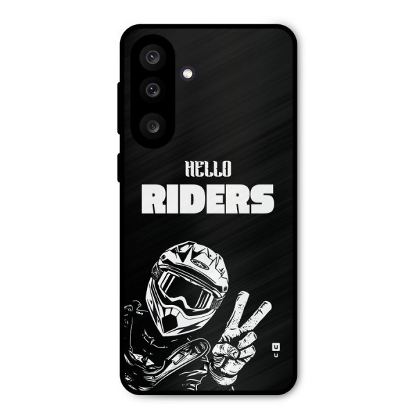 Hello Riders Metal Back Case for Galaxy M56