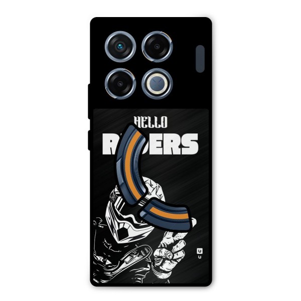 Hello Riders Metal Back Case for Infinix GT 20 Pro