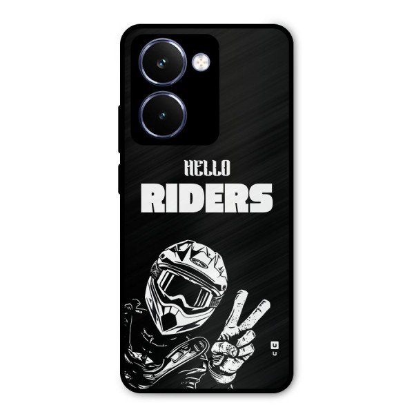 Hello Riders Metal Back Case for Realme P3 Ultra