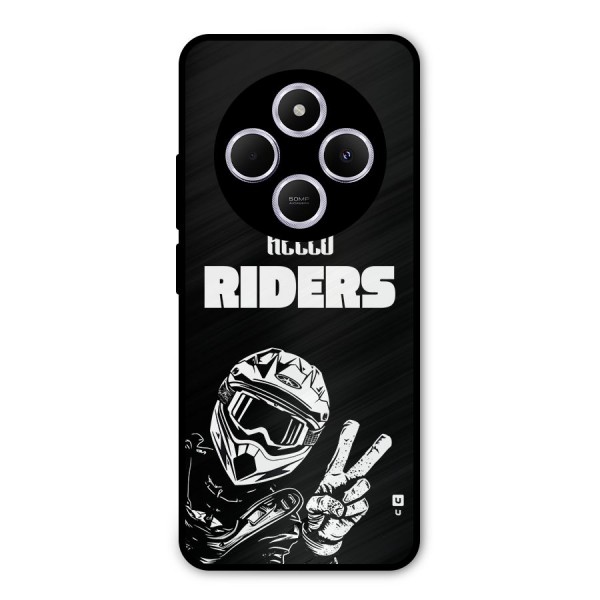 Hello Riders Metal Back Case for Redmi A4