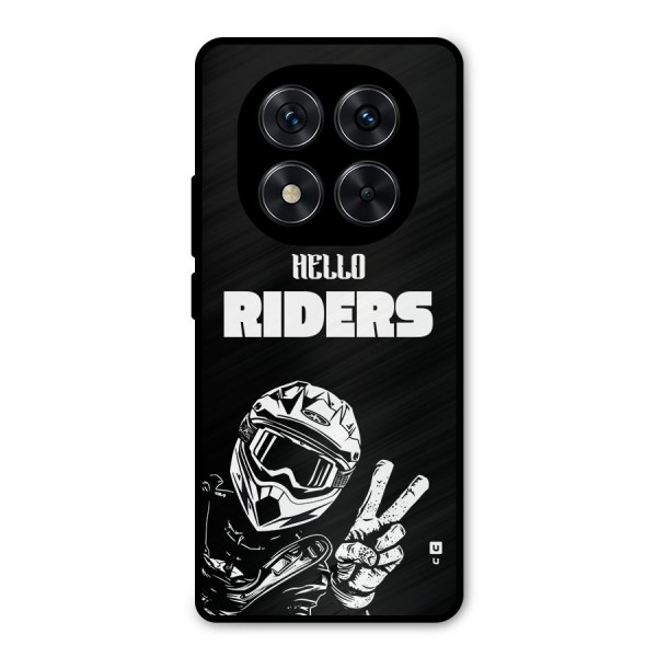 Hello Riders Metal Back Case for Redmi Note 14 Pro 5G