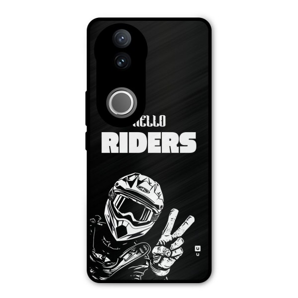 Hello Riders Metal Back Case for Vivo V50e