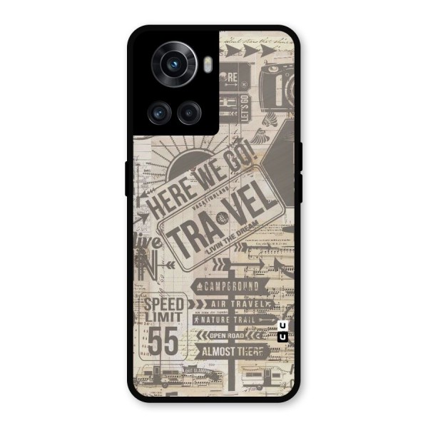 Here We Travel Metal Back Case for OnePlus 10R