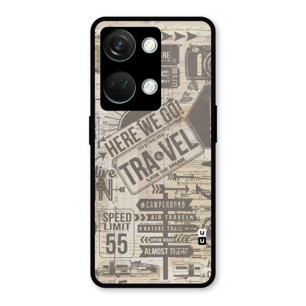 Here We Travel Metal Back Case for OnePlus Nord 3