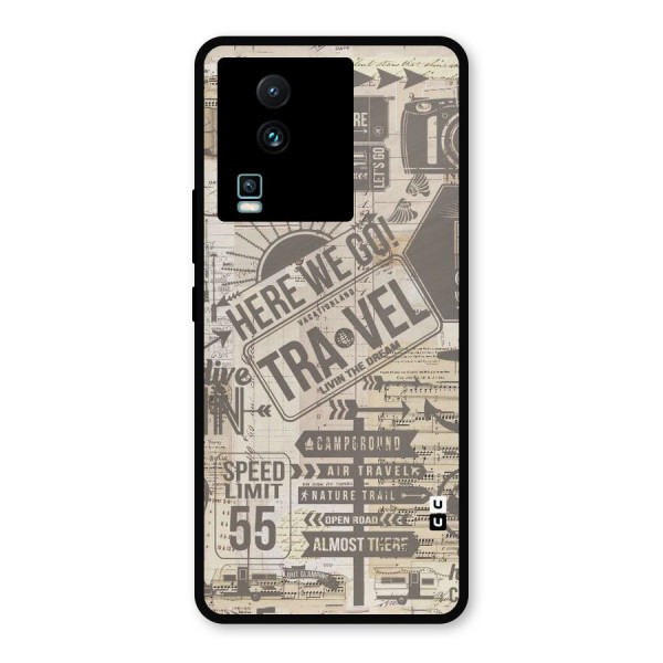 Here We Travel Metal Back Case for iQOO Neo 7 Pro