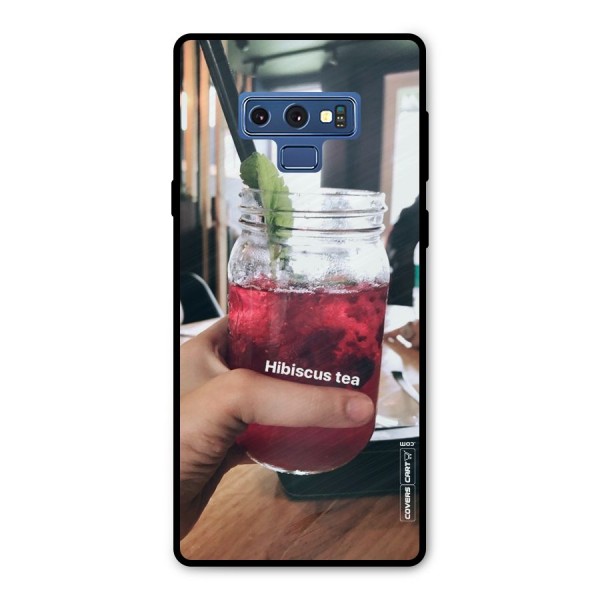 Hibiscus Tea Metal Back Case for Galaxy Note 9