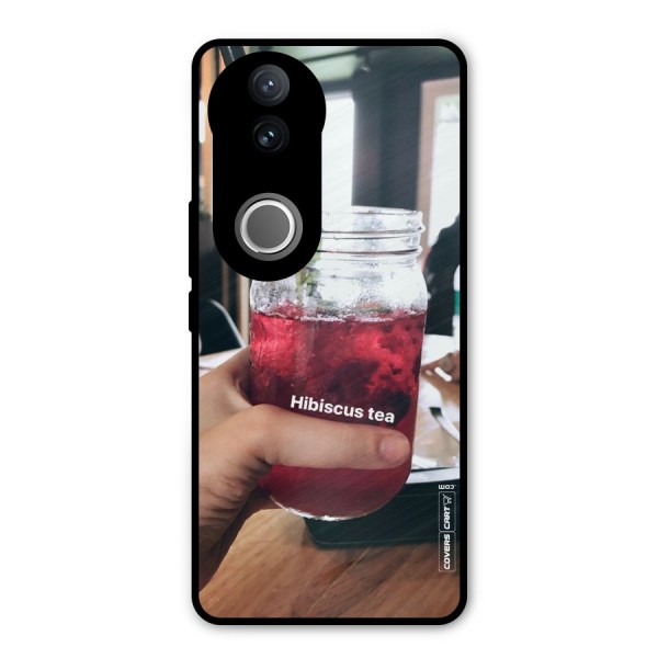 Hibiscus Tea Metal Back Case for Vivo V50e
