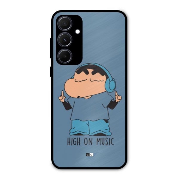 High On Music Metal Back Case for Galaxy A35