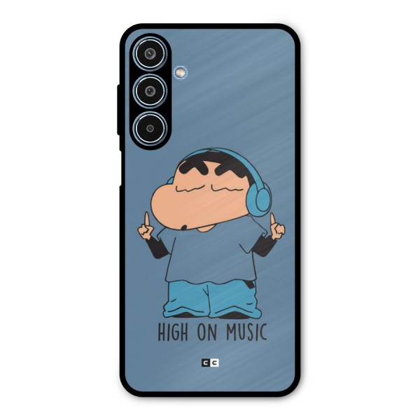 High On Music Metal Back Case for Galaxy M35