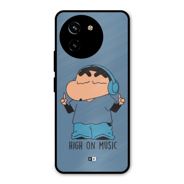 High On Music Metal Back Case for Vivo T3x