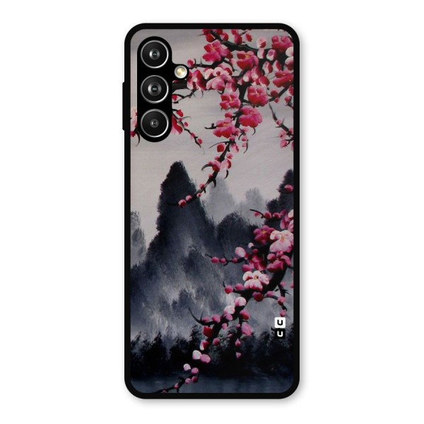 Hills And Blossoms Metal Back Case for Galaxy F54