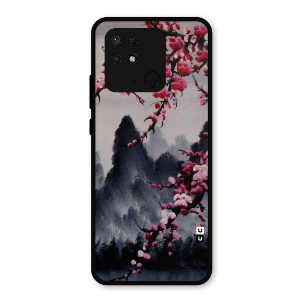 Hills And Blossoms Metal Back Case for Redmi 10 Power