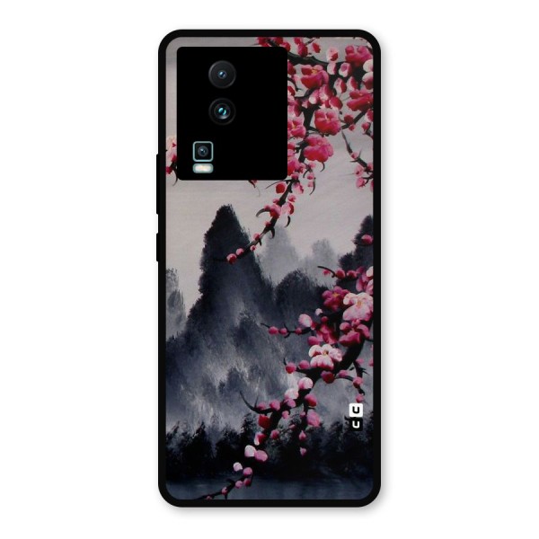 Hills And Blossoms Metal Back Case for iQOO Neo 7 Pro