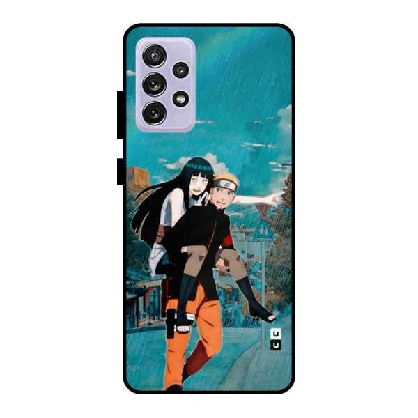 Hinata Hop Rain Metal Back Case for Galaxy A72