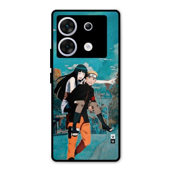 Hinata Hop Rain Metal Back Case for Infinix Zero 30 5G