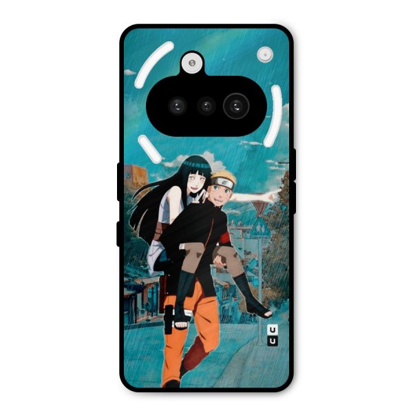 Hinata Hop Rain Metal Back Case for Nothing Phone 3a
