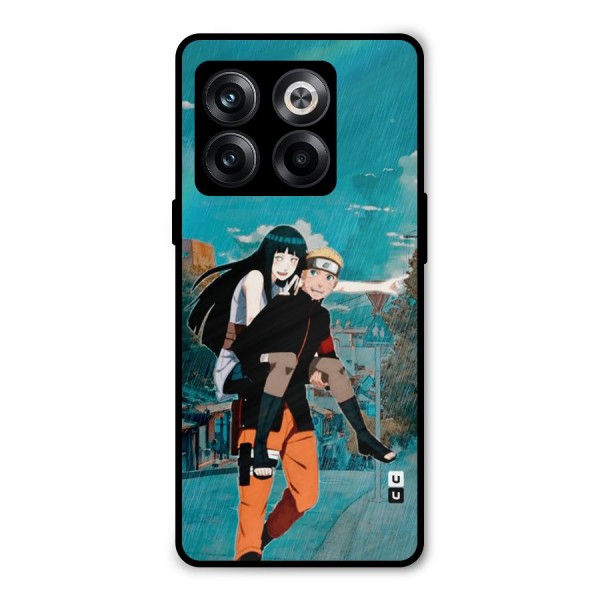 Hinata Hop Rain Metal Back Case for OnePlus 10T