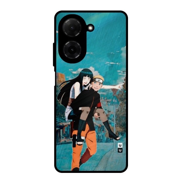 Hinata Hop Rain Metal Back Case for Poco C71