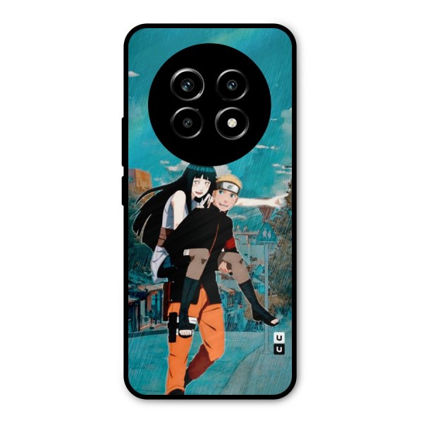Hinata Hop Rain Metal Back Case for Realme 13 Pro