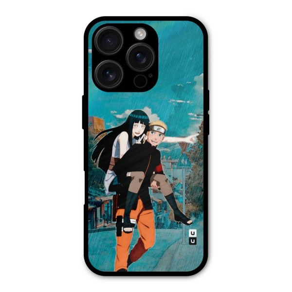 Hinata Hop Rain Metal Back Case for iPhone 16 Pro