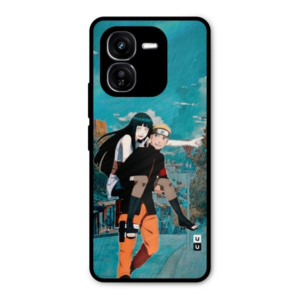 Hinata Hop Rain Metal Back Case for iQOO Z9x