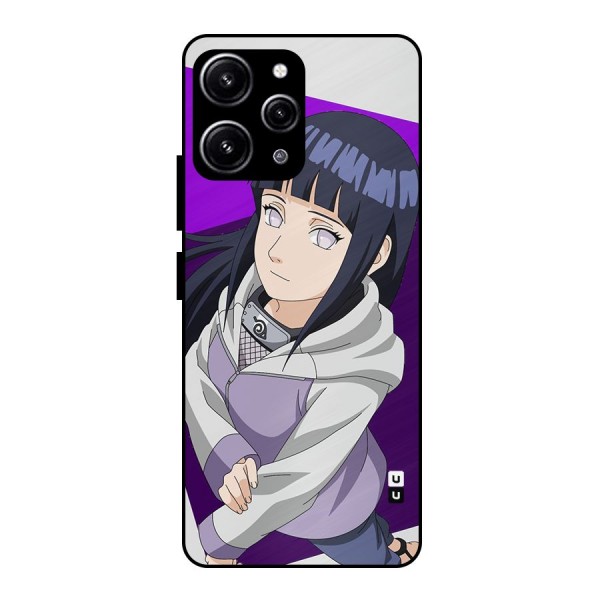 Hinata Looksup Glass Back Case for Redmi 12 4G