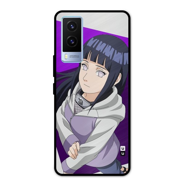 Hinata Looksup Metal Back Case for Vivo V21e 5G