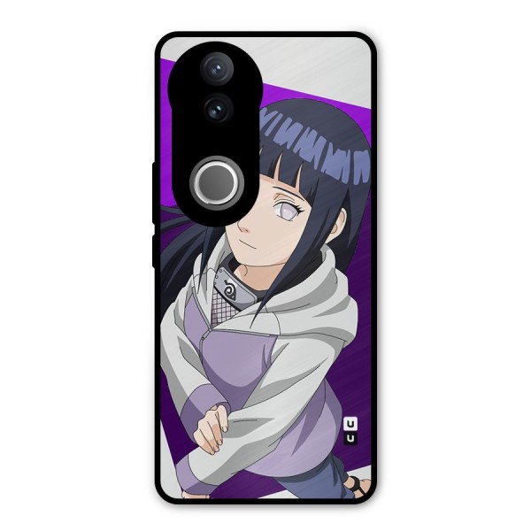 Hinata Looksup Metal Back Case for Vivo V50e