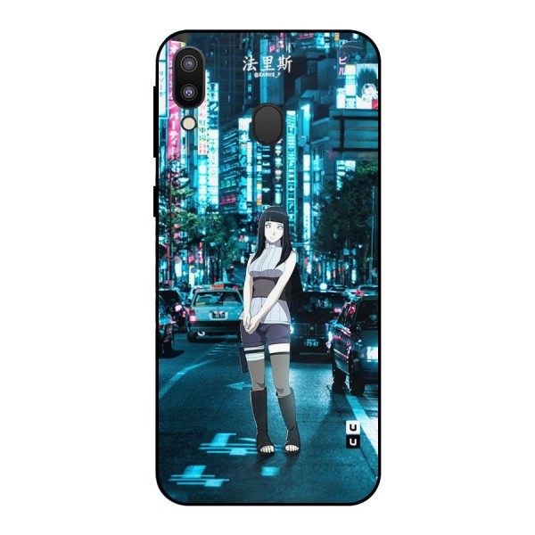Hinata On Streets Metal Back Case for Galaxy M20