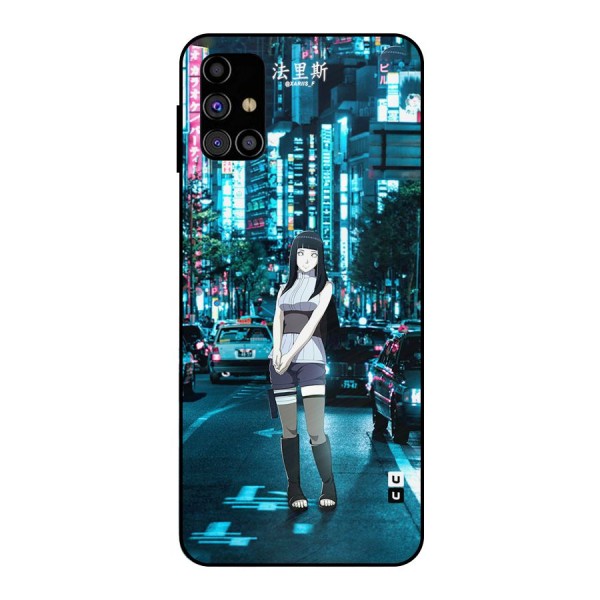 Hinata On Streets Metal Back Case for Galaxy M31s