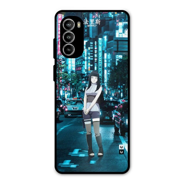 Hinata On Streets Metal Back Case for Moto G52