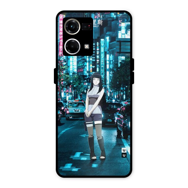 Hinata On Streets Metal Back Case for Oppo F21 Pro 4G