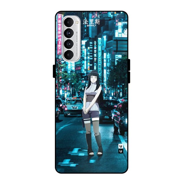 Hinata On Streets Metal Back Case for Oppo Reno4 Pro