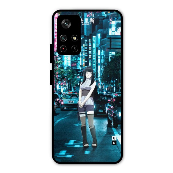 Hinata On Streets Metal Back Case for Poco M4 Pro 5G