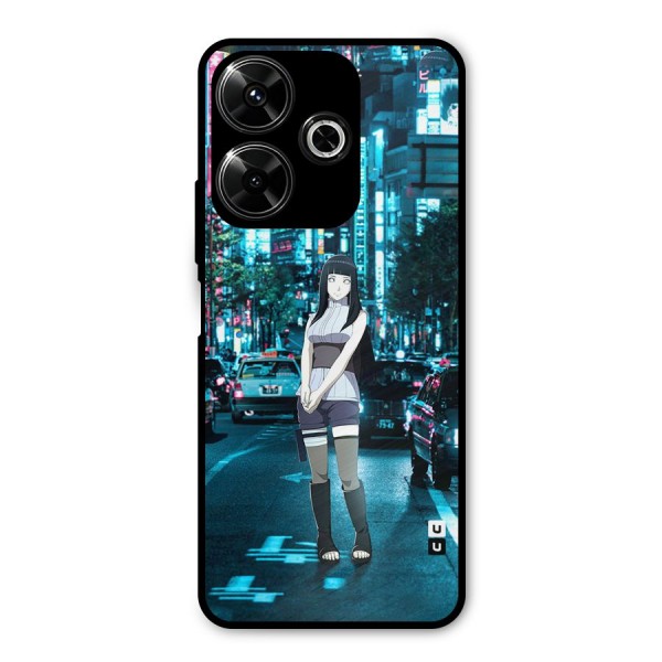 Hinata On Streets Metal Back Case for Poco M6 Plus