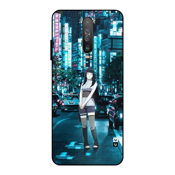 Hinata On Streets Metal Back Case for Poco X2