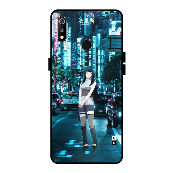 Hinata On Streets Metal Back Case for Realme 3