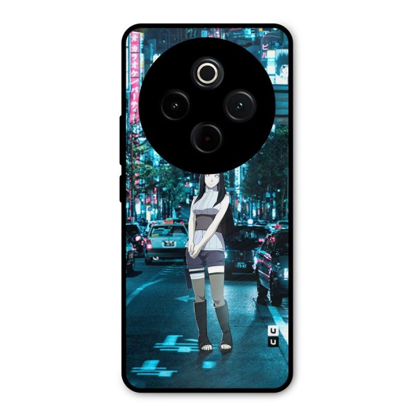 Hinata On Streets Metal Back Case for Vivo T4