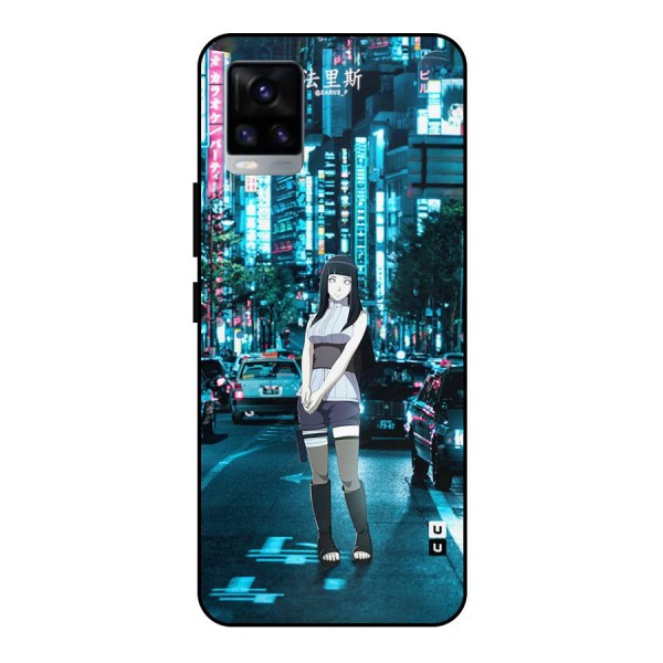 Hinata On Streets Metal Back Case for Vivo V20