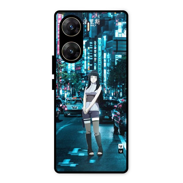 Hinata On Streets Metal Back Case for Vivo V29e