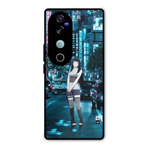 Hinata On Streets Metal Back Case for Vivo V40