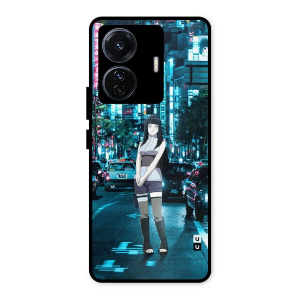 Hinata On Streets Metal Back Case for iQOO Z6