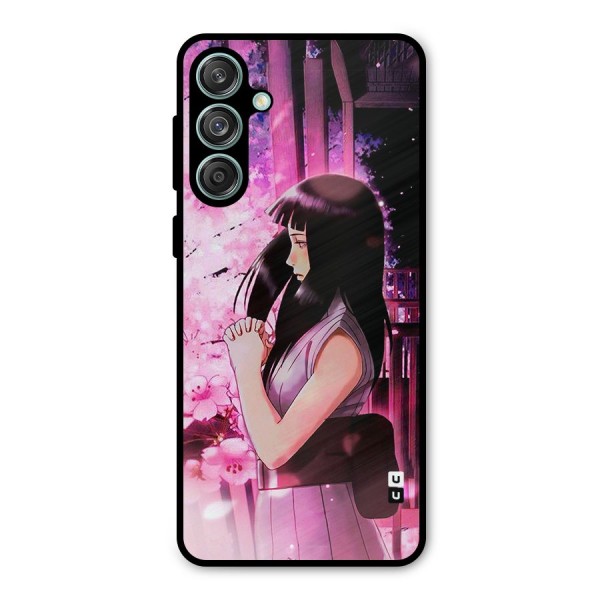 Hinata Preys Metal Back Case for Galaxy M55 5G