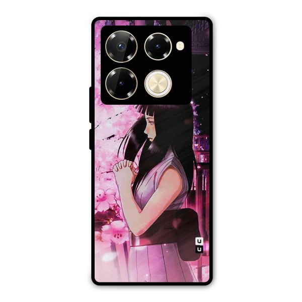 Hinata Preys Metal Back Case for Infinix Note 40 Pro