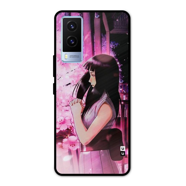Hinata Preys Metal Back Case for Vivo V21e 5G