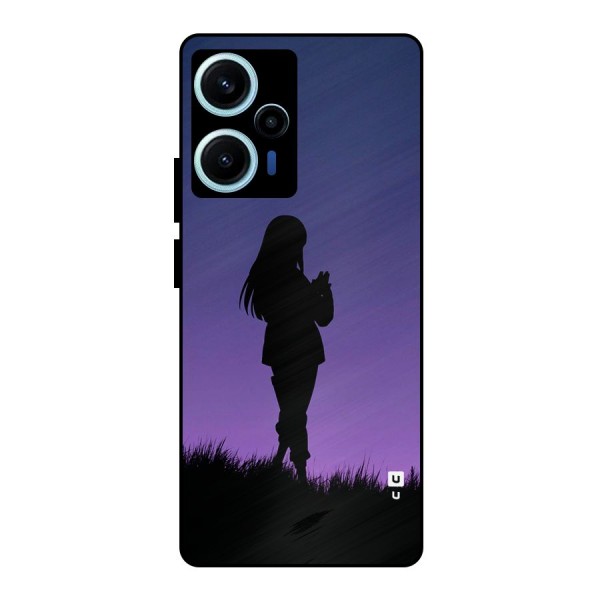 Hinata Shadow Metal Back Case for Poco F5
