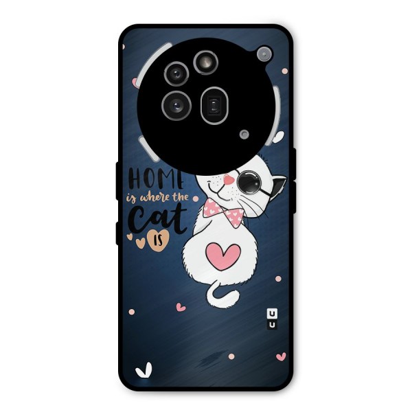 Home Where Cat Metal Back Case for Nothing Phone 3a Pro