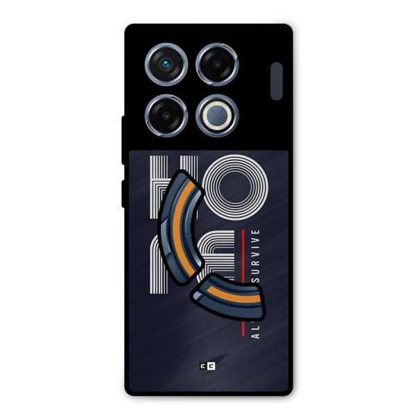 Hope Survives Metal Back Case for Infinix GT 20 Pro